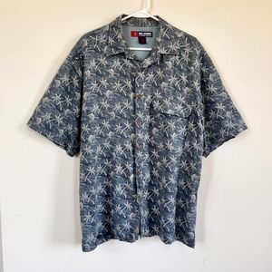 Reel Legends Performance Fishing Shirt Short Sleeve Button Down Vented Men's XL